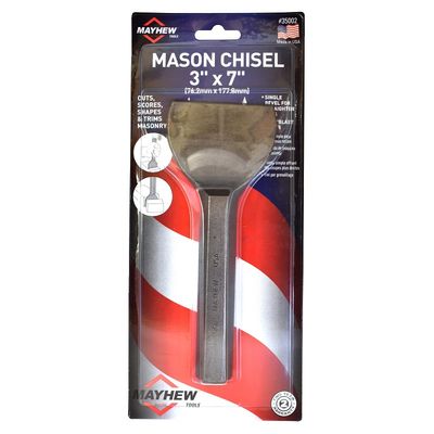 Mayhew 35002 Brick Set Chisel, 3" X 11-1/4"