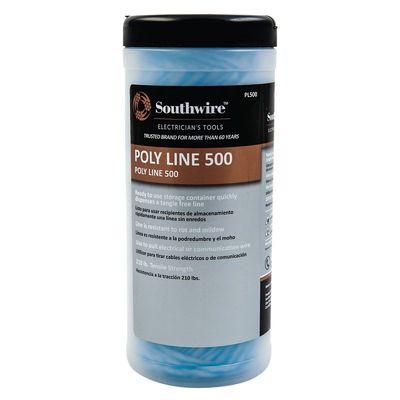 Southwire PL500 Poly Pull String, 500Ft  210Lb Tensile Strength