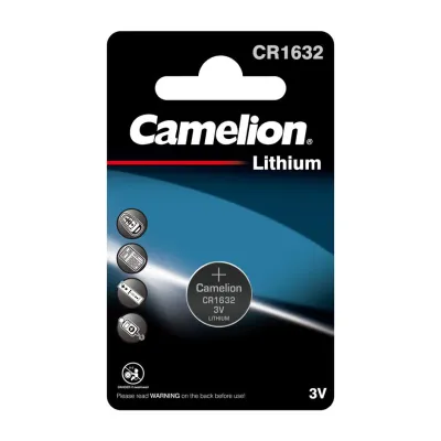 Camelion Button Cell Battery, 3V CR1632