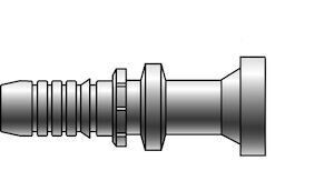 Hydraulic Fitting, 3/4"X3/4" Code 62 Flange