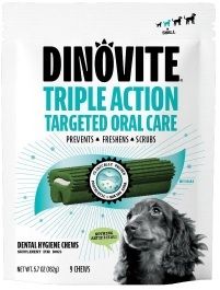 DinoVite 1032318 K9 Small Dental Chews, 9Ct