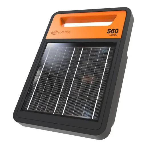 Gallagher G351404 S60 Solar Fence Charger, 0.45 Joules Output Energy