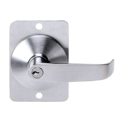 Tell Mfg EX100005 Entry Lever, Satin, Reversible (Use with 479-1265 Panic Bar)