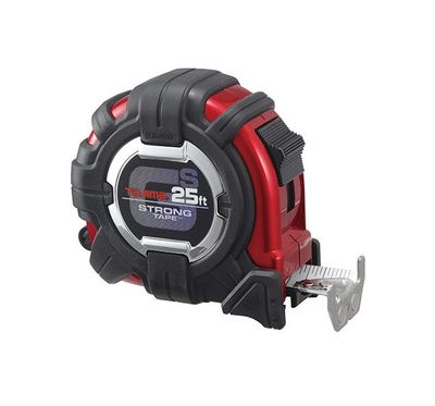 Tajima GS-Lock™ Tape Measure w/Magnetic Hook, 25Ft, Clip-N-Hold™ Compatible