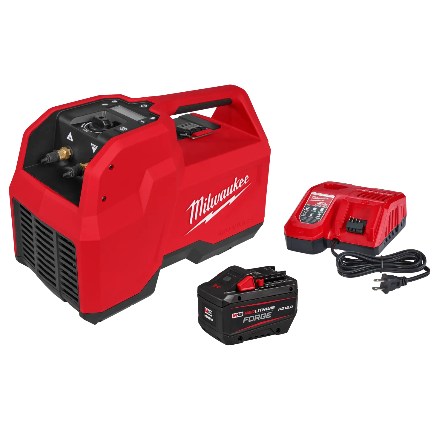 Milwaukee M18™ Brushless Refrigerant Recovery Machine Kit