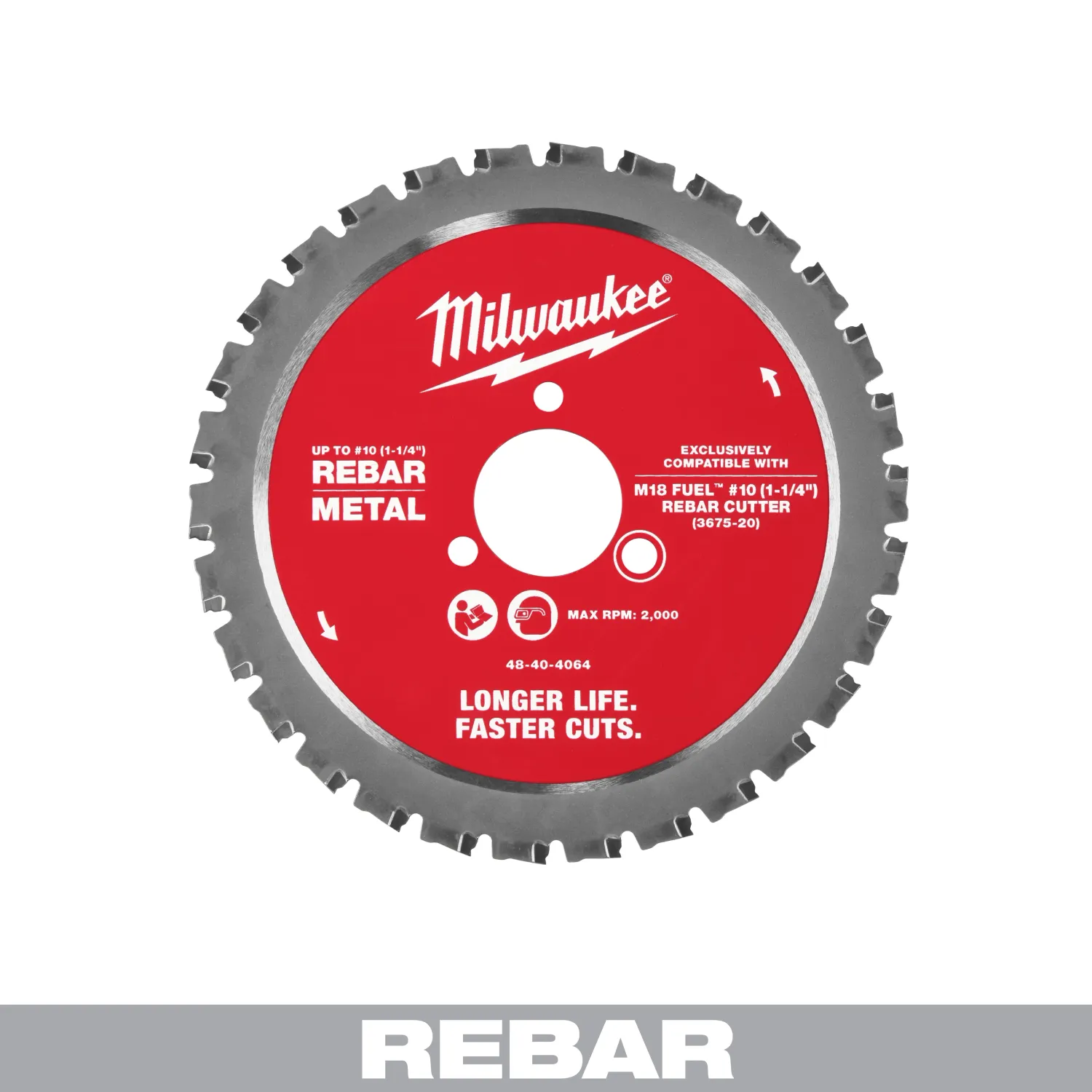 Milwaukee #10 (1-1/4") Rebar &amp; Steel Pipe Cutting Blade