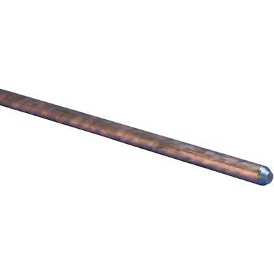 Erico 615880A Copper-Bonded Steel Grounding Rod, 5/8"X8Ft