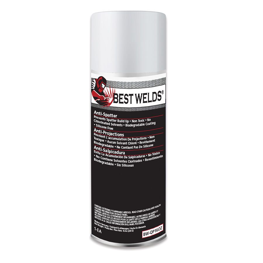 Best Welds 905-BW-QP16OZ Plant Oil Based Aerosol Anti-Spatter Spray, 16oz
