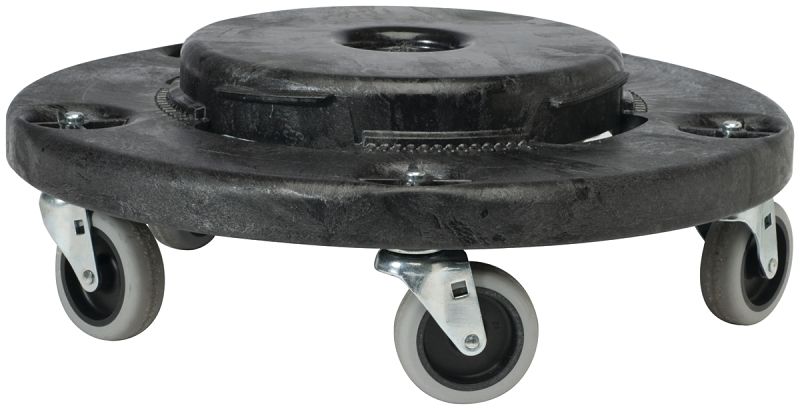 Rubbermaid FG264020BLA Brute Trash Can Dolly, 20-55Gal.   350Lb Capacity