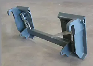 Worksaver Euro/Global to Skidloader Adapter  Capacity: 4000Lbs