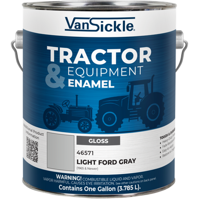 Van Sickle Gloss Light Ford Gray Paint, (1965 &amp; Newer)  1Gal.