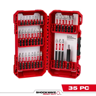 Milwaukee 35Pc Shockwave Driver Bit Set