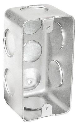 Southwire G19282-3/4-UPC Steel Electrical Utility Box, 2"X4", 13-1/2 CUI, 1/2 &amp; 3/4KO
