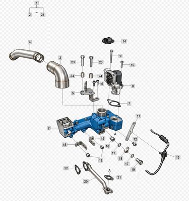 LS EGR Valve Service Kit, (ERAE to KAMTEC) 3-Cylinder Engines