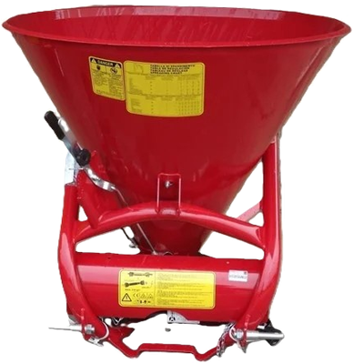 Sundown 3Pt Fertilizer Spreader w/Steel Tub &amp; Stainless Steel Spreader Disc Assy, 990Lb Capacity