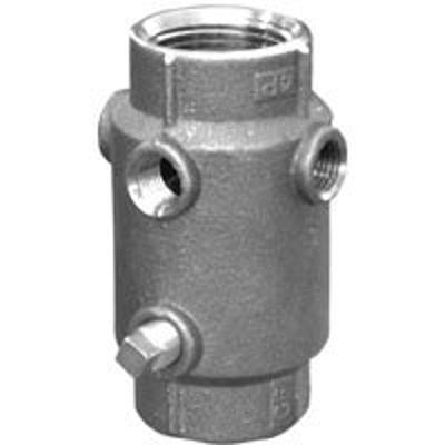 Simmons 601SB Brass Check Valve, 1" w/4 Control Holes