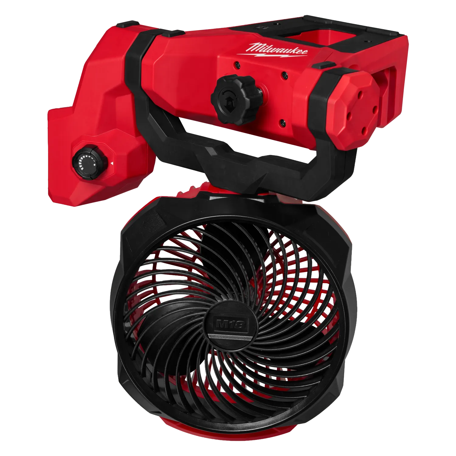 Milwaukee M18 Brushless Scissor Lift Fan with 2" Quick Adjust Clamp, 7" Blade