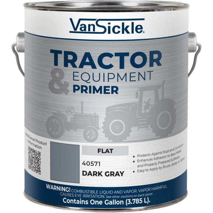 Van Sickle Flat Gray Primer Paint, 1Gal