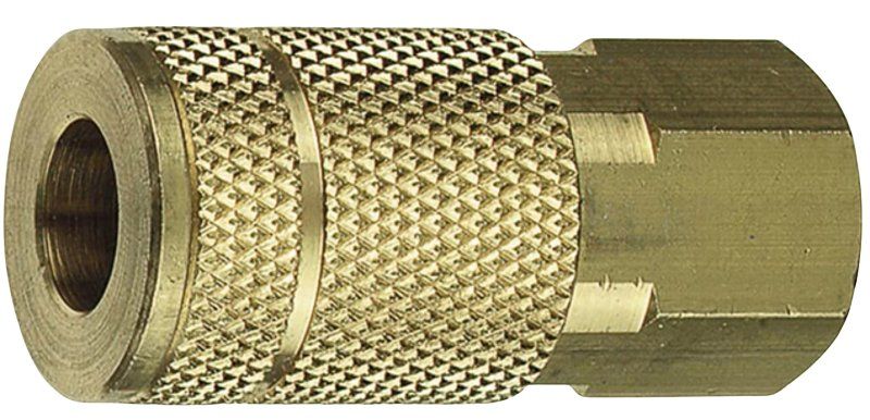 Forney 75222 Air Line Coupler,  1/4"Body X 1/4"FP