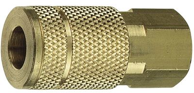 Forney 75222 Air Line Coupler,  1/4"Body X 1/4"FP