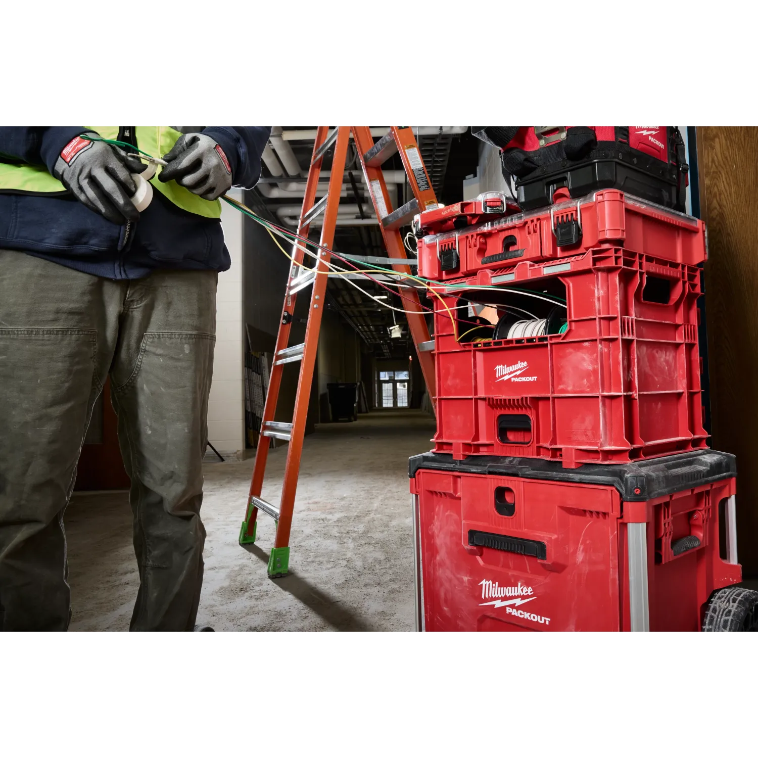 Milwaukee Wire Pulling Inserts for Packout™ XL Crate