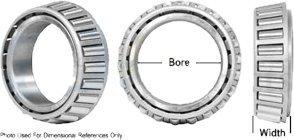 Imported Tapered Bearing Cone, 1.625"X0.906"