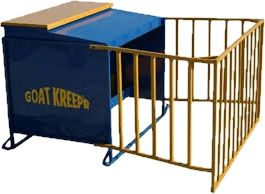 Orbit Lil' Goat All Welded Metal Creep Feeder with Folding Pen, 600Lb Capacity