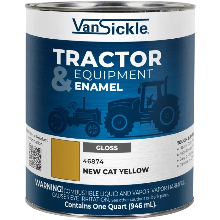 Van Sickle Caterpillar Yellow Paint, 1-Qt
