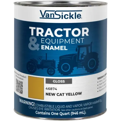 Van Sickle Caterpillar Yellow Paint, 1-Qt