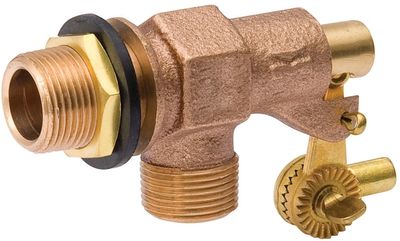 B&amp;K 109-813 Brass Stock Tank Float Valve, 1/2MPT