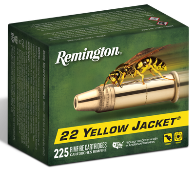 Remington 21233 Yellow Jacket 22LR 33G CHP Ammo, 1500FPS  225Ct