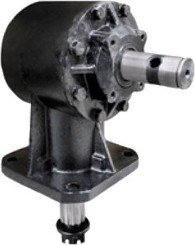 Rotary Cutter Gearbox, 40HP, 1-3/8" Smooth Input, 1-1/2"-12 Output