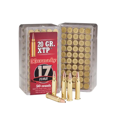 Hornady 83172 17HMR XTP Ammo, 20Grain, 2375fps 50Pk