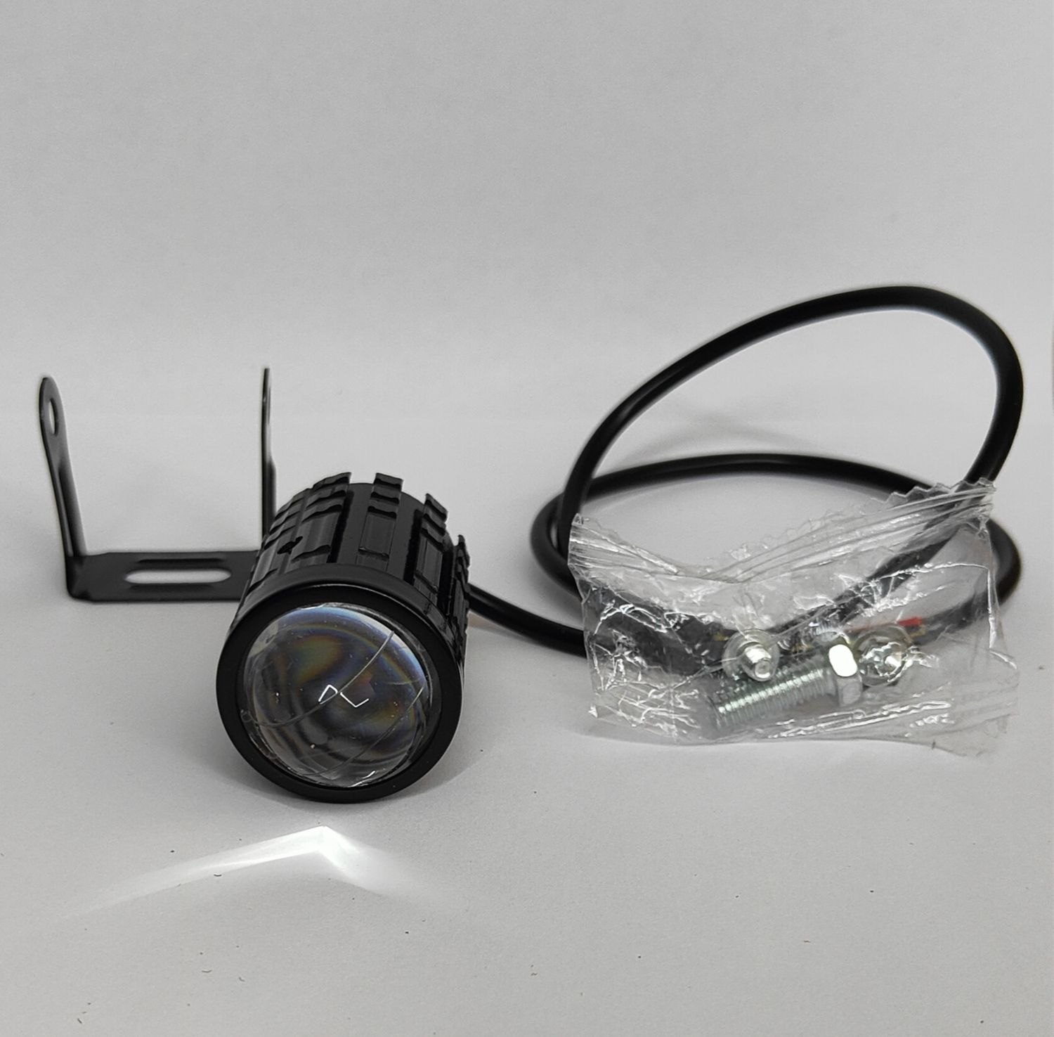 Mini faretti lenticolari bi luce per moto