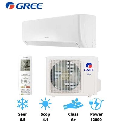 Split Klimaanlage GREE PULAR 12.000 BTU 3,2kW mit Kältemittel R32 und WiFi