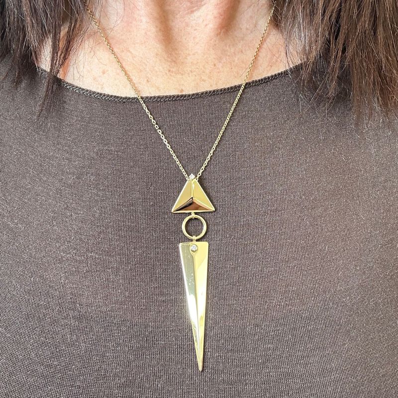 Collana in acciaio dorato -Zag Bijoux Collana in acciaio dorato -Zag Bijoux