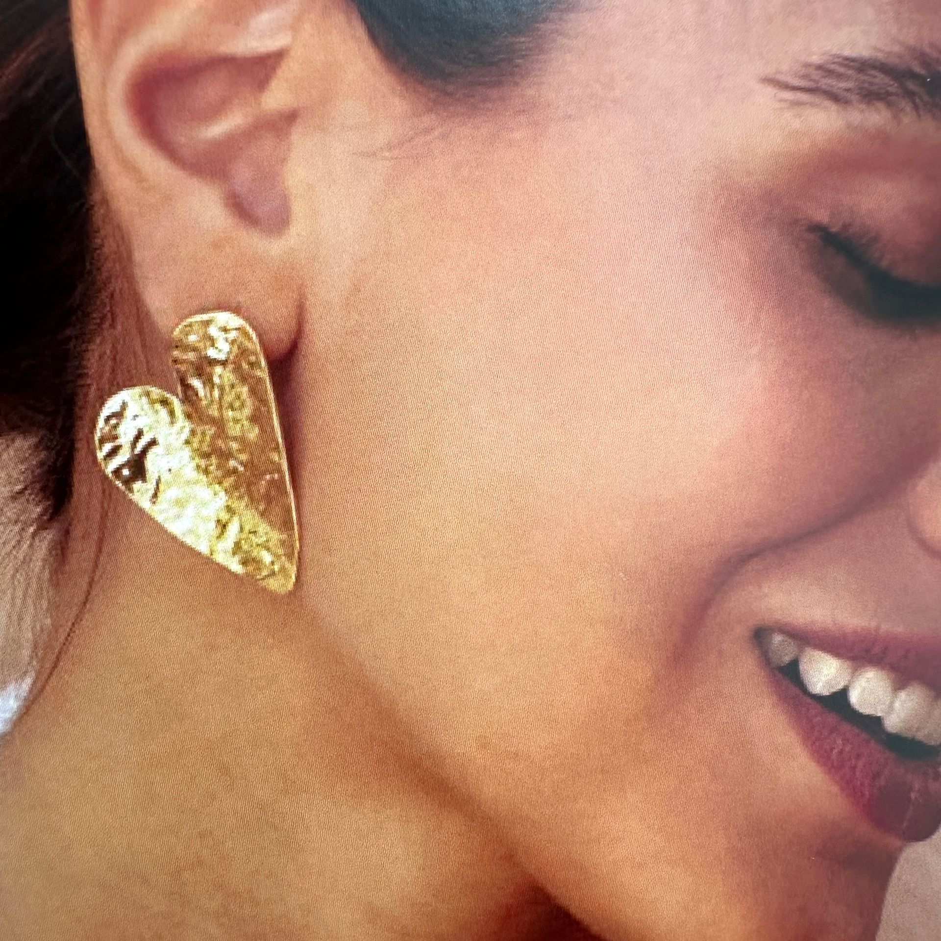 Orecchini cuore in acciaio placcato -Zag Bijoux