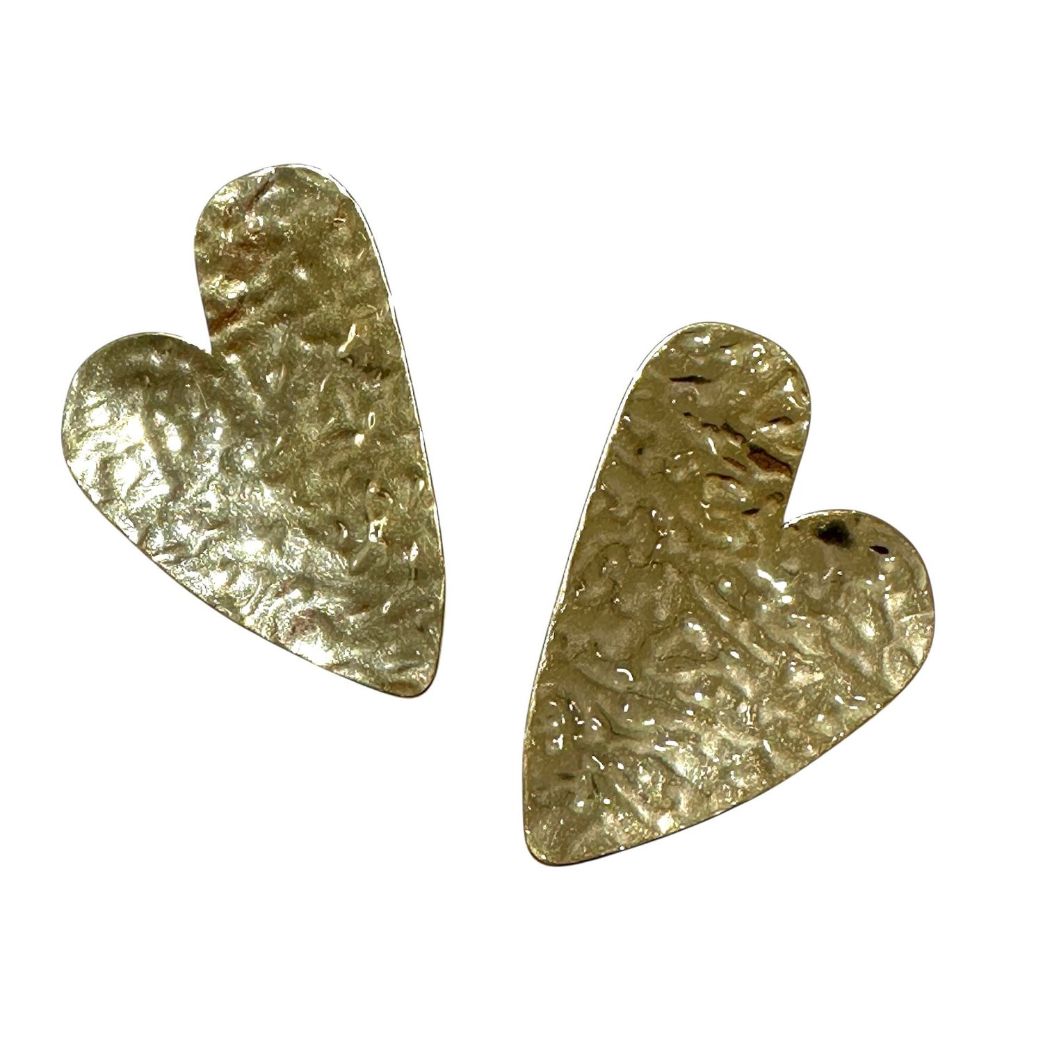 Orecchini cuore in acciaio placcato -Zag Bijoux