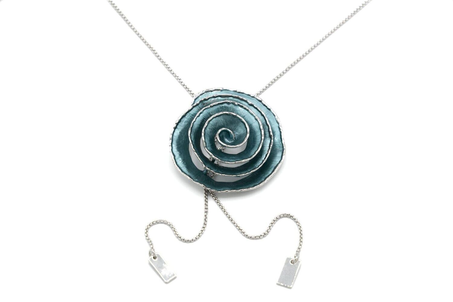 奧特唯 綻放藍花朵項鍊