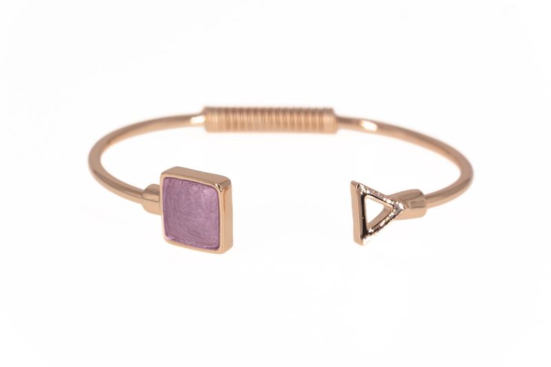 奧特唯 立方三角紫手環