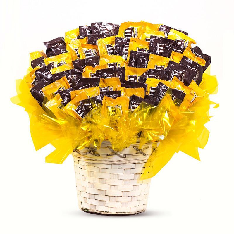 Peanut Butter M&M's Candy Bouquet  Candy Bouquets Delivered – Powers  Handmade Gifts