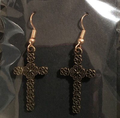 Divine Cross Earrings