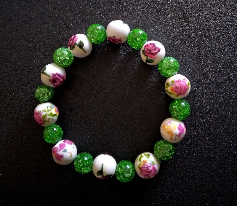 Rose Green Bracelet