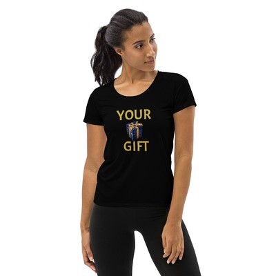 Women's Athletic Your Gift Christmas T-shirt