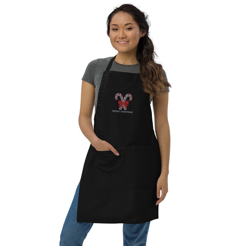 Christmas Embroidered Apron