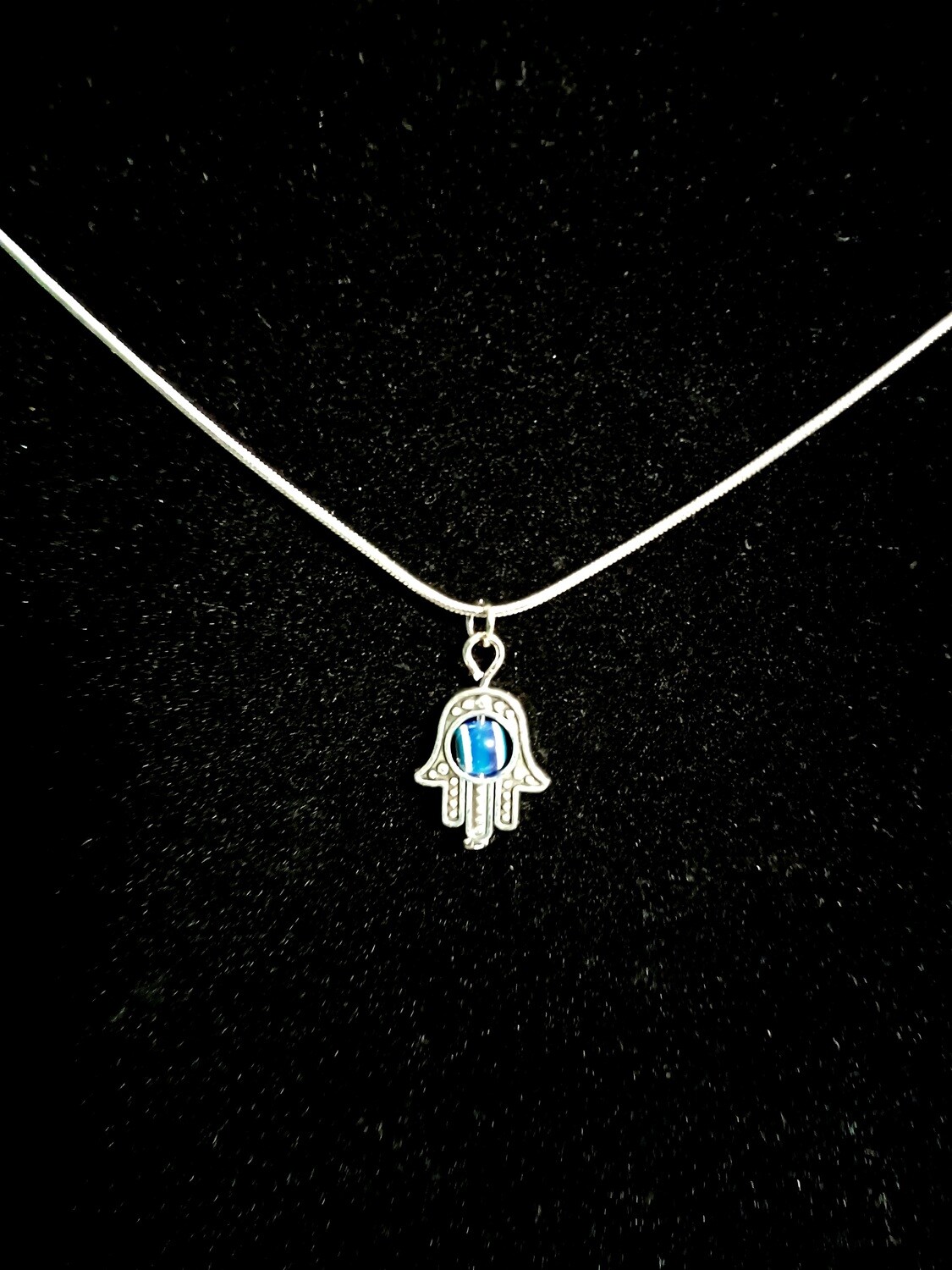 Sterling Silver Protection Necklace