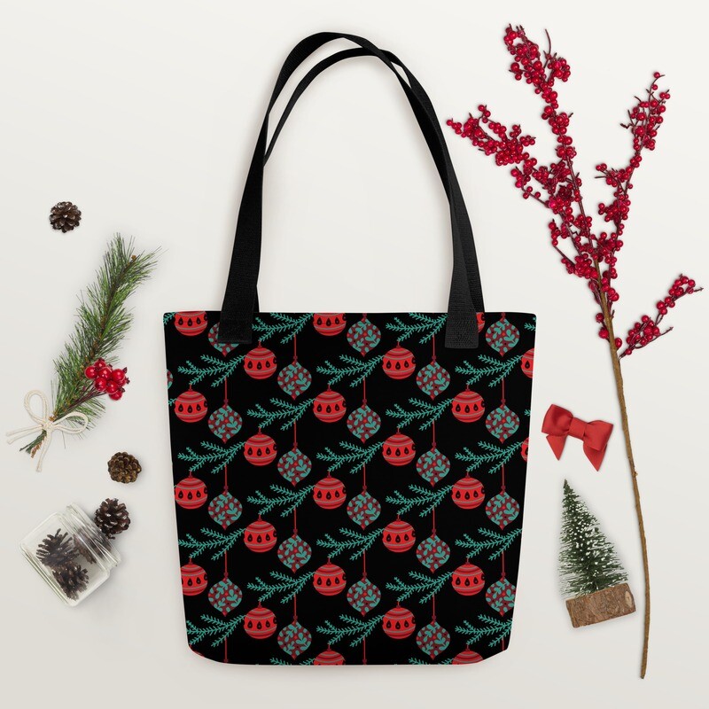 Christmas Ornament Tote Bag