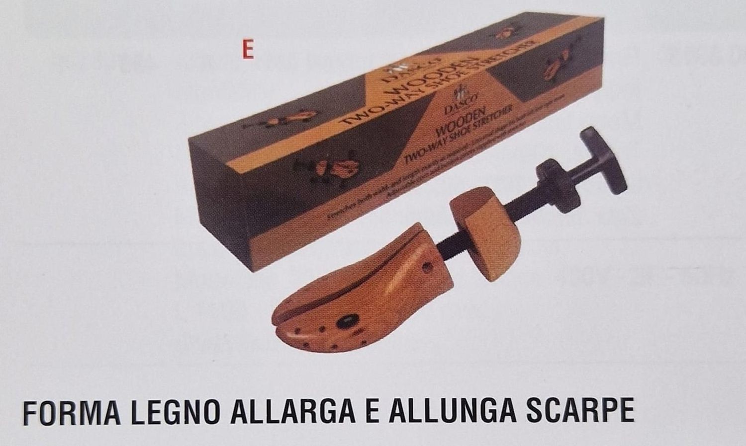 ALLARGA E ALLUNGA SCARPE IN LEGNO