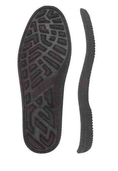 SUOLA GOMMA SORIA NERO/MARRONE DALLA 39 ALL 46