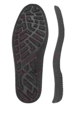 SUOLA GOMMA SORIA NERO/MARRONE DALLA 39 ALL 46